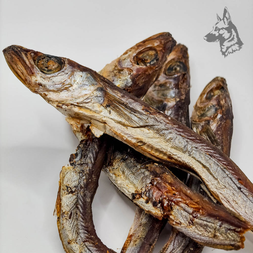 Primer plano de lirios deshidratados con una textura crujiente y un alto contenido en omega 3, perfectos para fortalecer piel, pelaje y articulaciones.