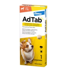 AdTab para perros medianos de 5,5 a 11 kg con 1 comprimido