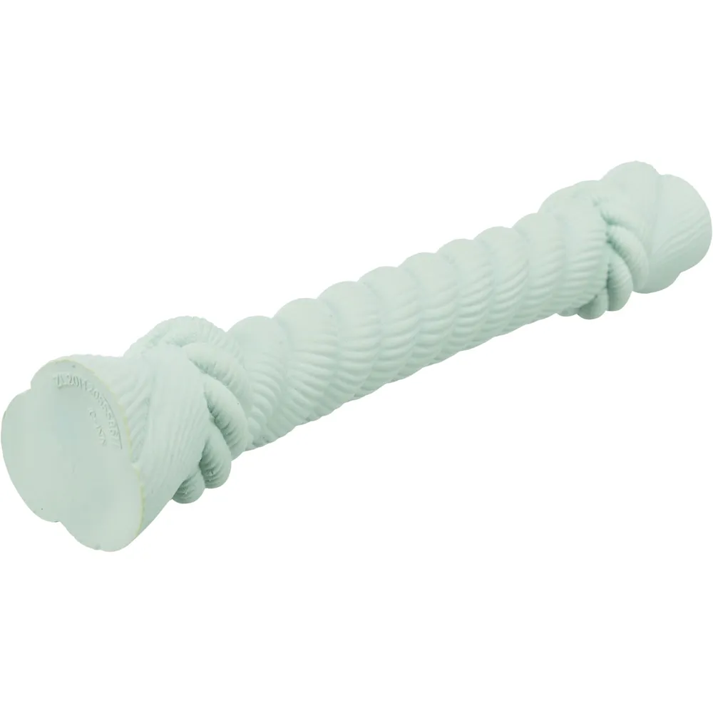 Cuerda mordedor para perros Trixie Junior, 30 cm, látex verde menta, vista lateral