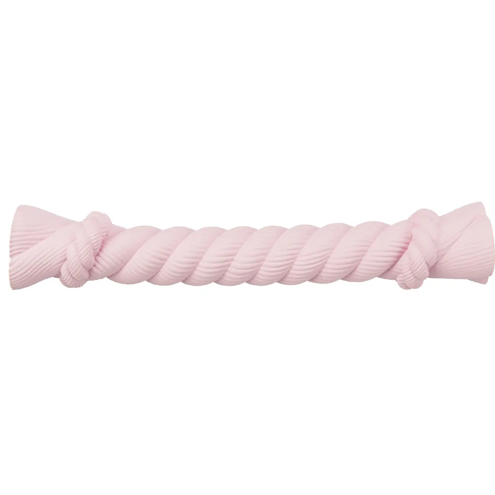 Juguete cuerda que cruje de 30 cm para perro, marca Trixie, diseño en tonos claros/rosados (varios colores)