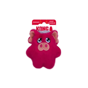 Juguete KONG Phatz con forma de cerdo rosa para perro