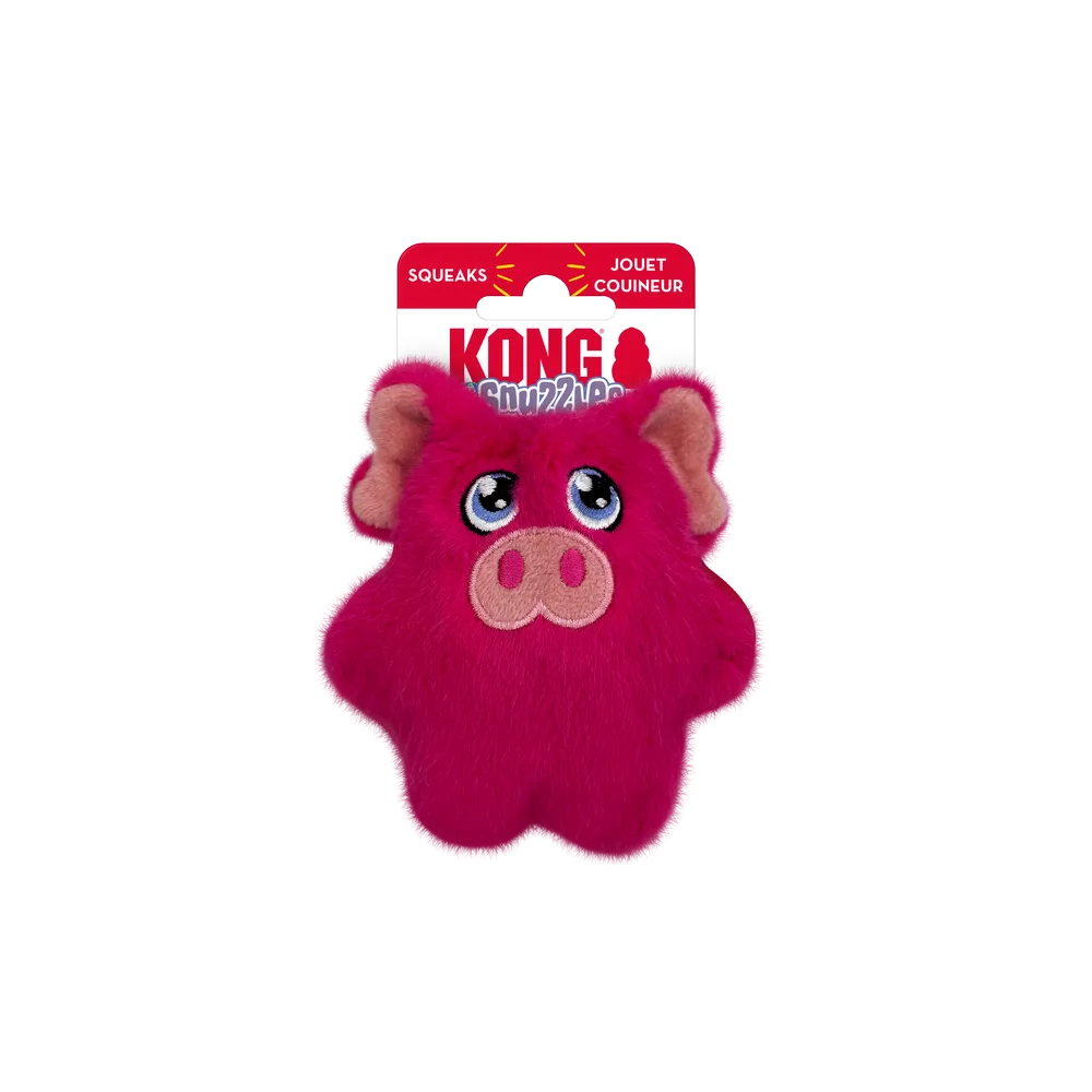 Juguete KONG Phatz con forma de cerdo rosa para perro