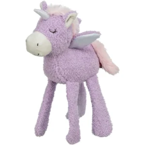 juguete peluche unicornio lila 33 cm para perro