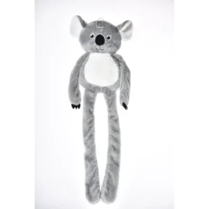 Peluche XXL de koala para perros de Bubimex, juguete suave y alargado ideal para morder, sacudir y acompañar en momentos de juego y descanso.